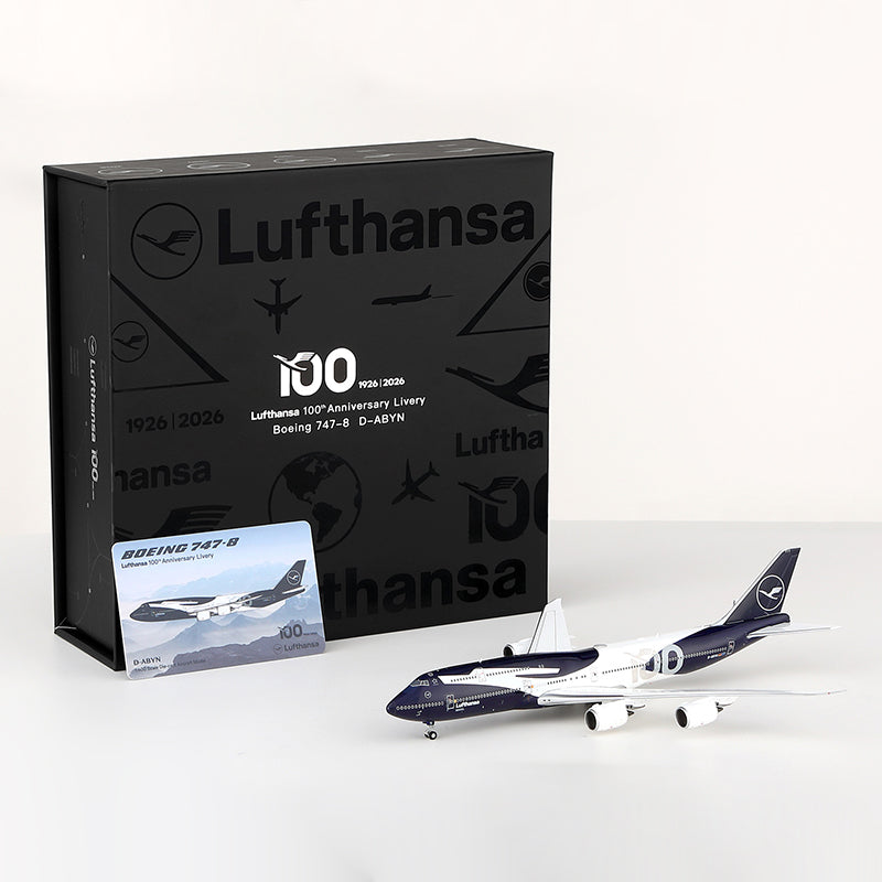 Lufthansa 747-8 "100 Years" D-ABYN HX Models 1:400