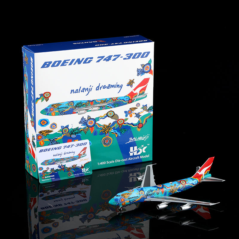 Qantas 747-300 "Nalanji Dreaming" VH-EBU HX Models 1:400