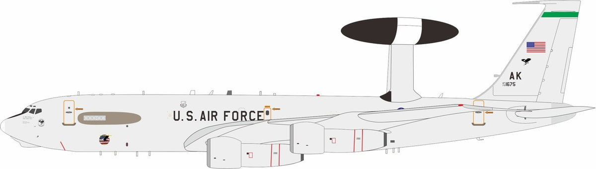 Pre-Order USAF E-3B Sentry (707-300) 73-1675 InFlight200