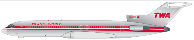 Pre-Order Trans World Airlines 727-200 N64339 V1:400 1:400