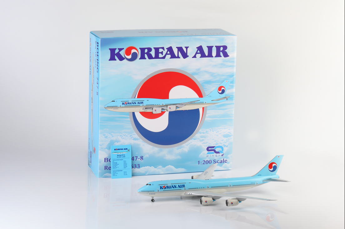 Korean Air 747-8 HL7633 SQ Wings 1:200