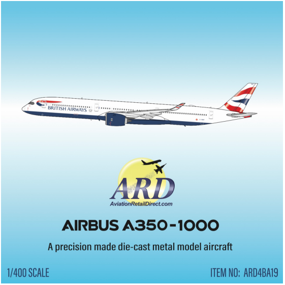 Pre-Order British Airways A350-1000 G-XWBF Aero Polaris 1:400