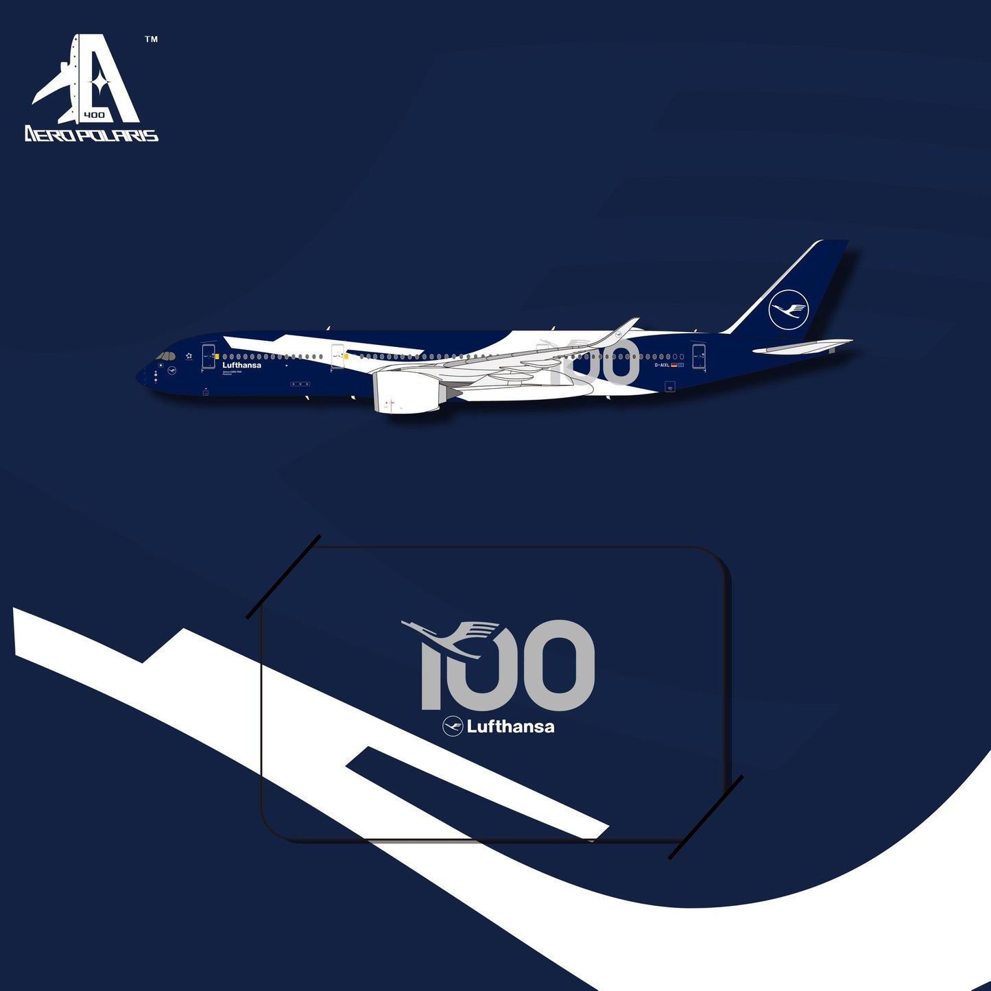 Pre-Order Lufthansa A350-900 "100 Years" D-AIXL Aero Polaris 1:400