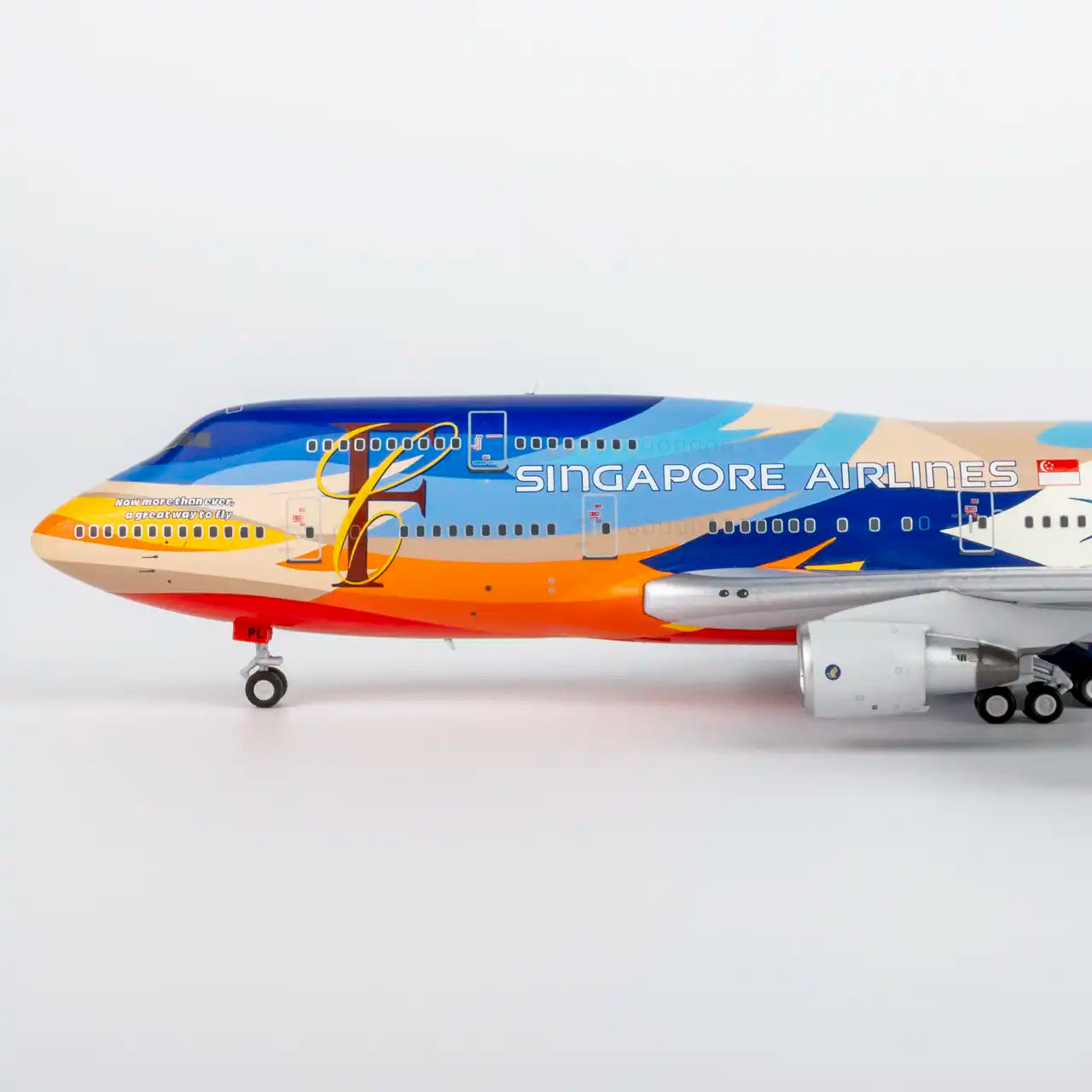 Singapore Airlines 747-400 "Tropical" 9V-SPL NG Models 1:400