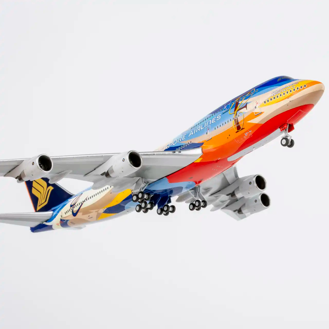 Singapore Airlines 747-400 "Tropical" 9V-SPL NG Models 1:400