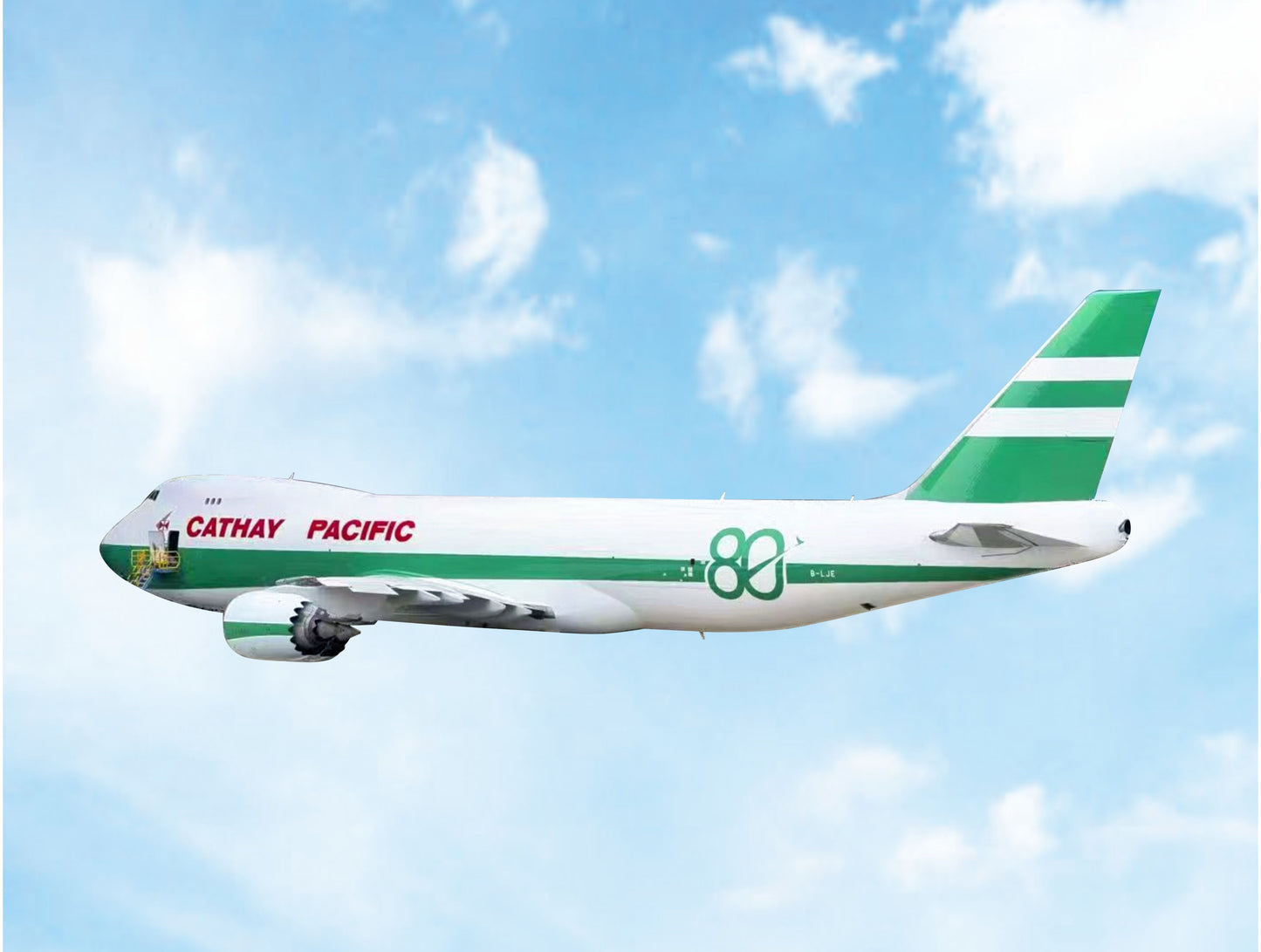 Cathay Pacific Cargo 747-8F "80th Anniversary" B-LJE Phoenix Models 1:400