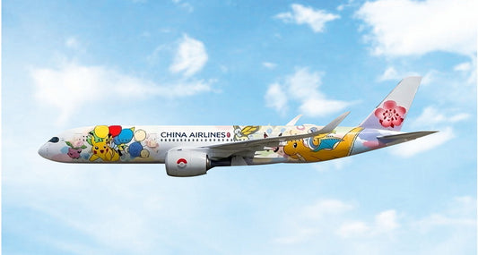 Pre-Order China Airlines A350-900 "Pikachu Jet" B-18920 Phoenix Models 1:400