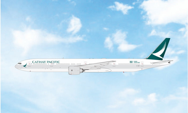 Pre-Order Cathay Pacific 777-300 "80 Years" B-HNF Phoenix Models 1:400