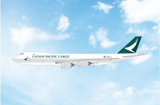 Pre-Order Cathay Pacific Cargo 747-8F "80 Years" B-LJH Phoenix Models 1:400