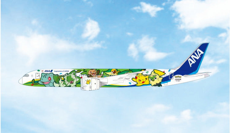 Pre-Order All Nippon Airways (ANA) 787-9 Dreamliner "Pokemon" JA923A Phoenix Models 1:400