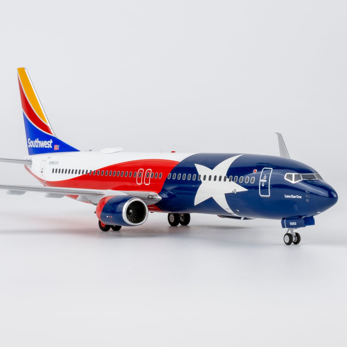 Pre-Order Southwest Airlines 737-800 "Lone Star One" N8660A NG Models 1:200