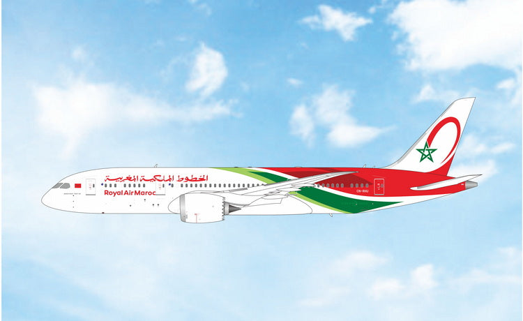 Pre-Order Royal Air Maroc 787-8 Dreamliner CN-RHU Phoenix Models 1:400