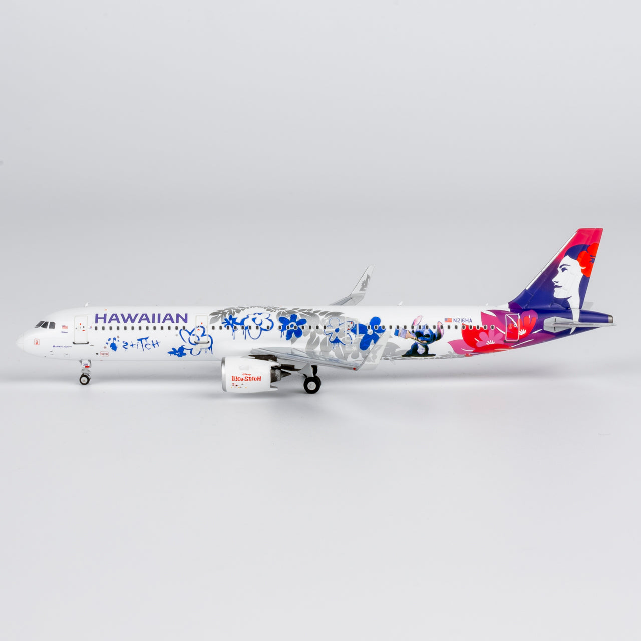 Hawaiian A321neo "Lilo & Stitch" N216HA NG Models 1:400