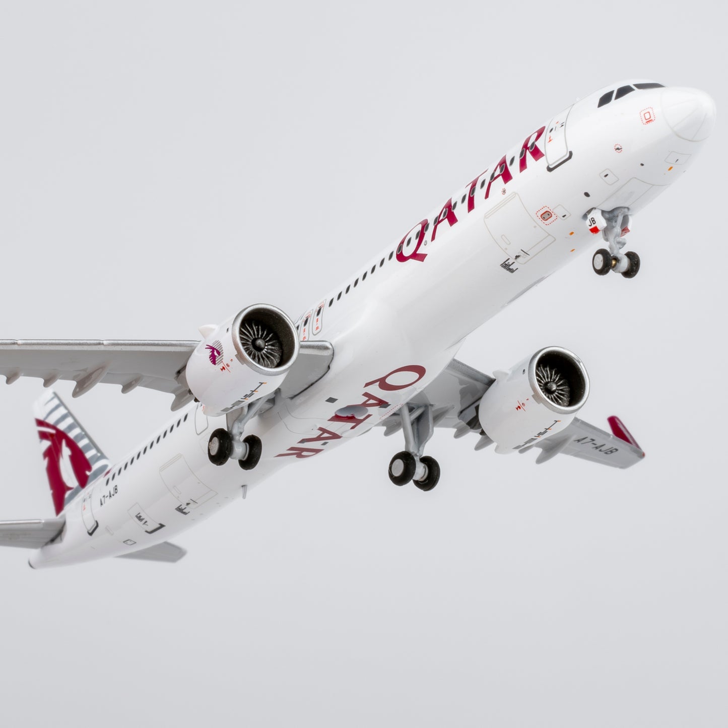 Qatar Airways A321neo A7-AJB NG Models 1:400
