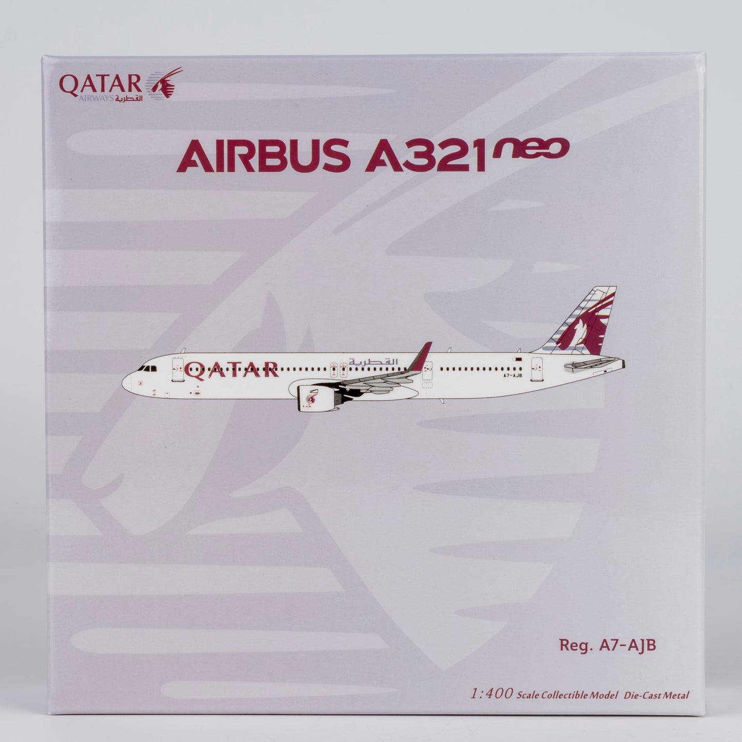 Qatar Airways A321neo A7-AJB NG Models 1:400