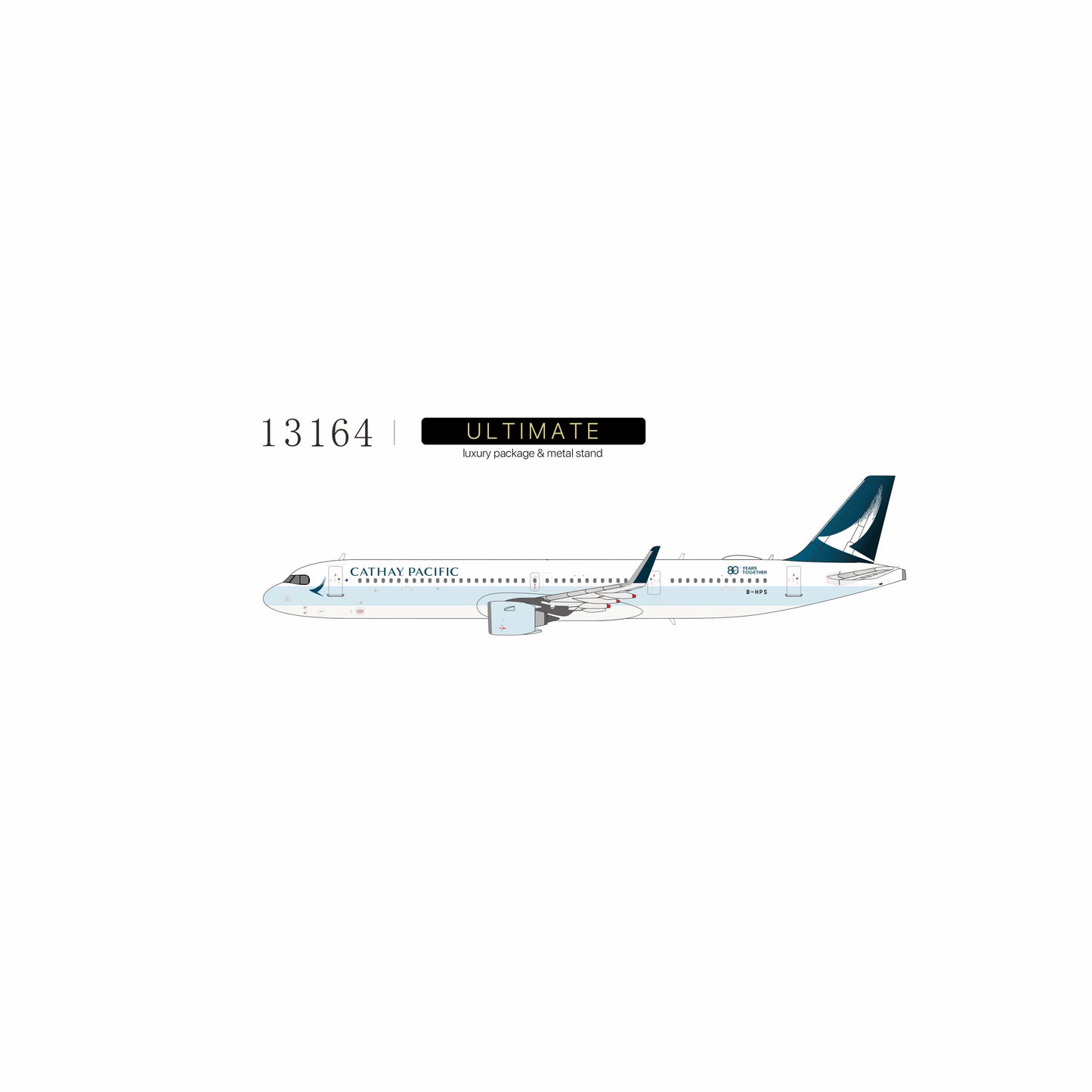 (ULTIMATE) Pre-Order Cathay Pacific A321neo "80 Years Together" B-HPS NG Models 1:400 (Copy)