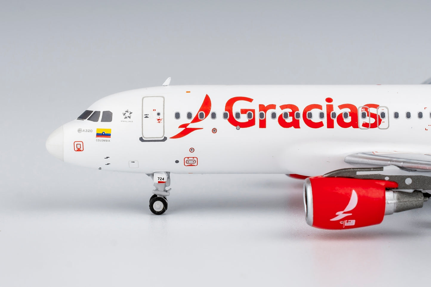 Avianca A320-200 "Gracias" N724AV NG Models 1:400