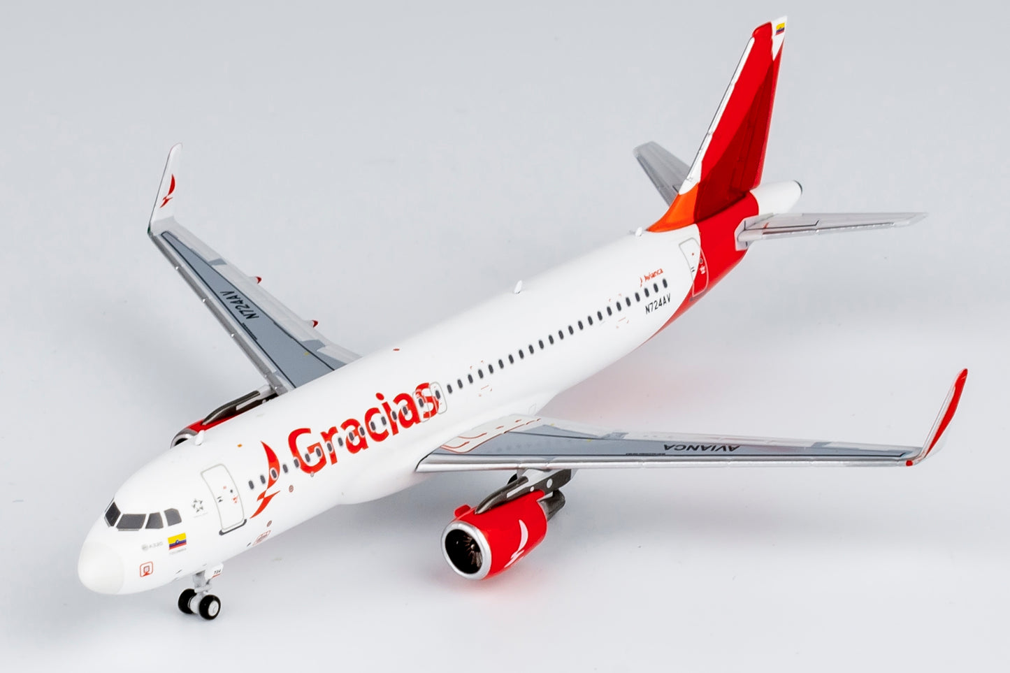 Avianca A320-200 "Gracias" N724AV NG Models 1:400