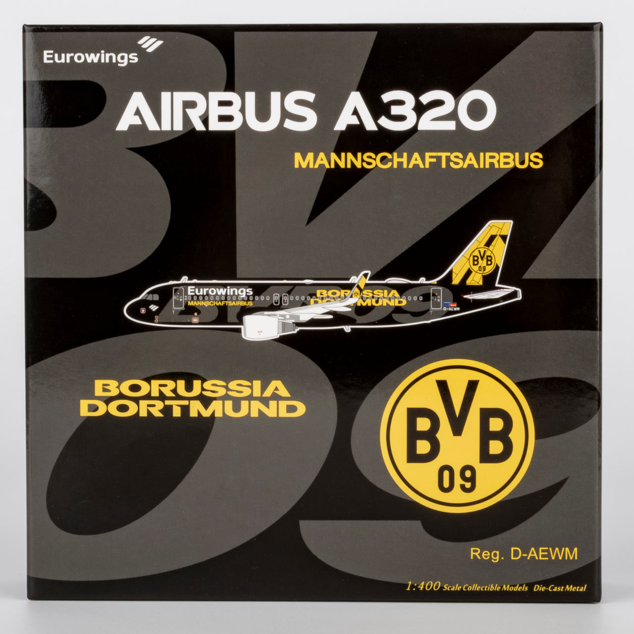 Eurowings A320-200 "BVB FanAirbus" D-AEWM NG Models 1:400