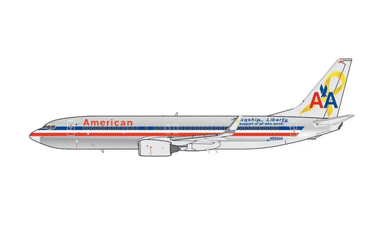 Pre-Order American Airlines "Flagship Liberty" 737-800 N905AN PandaModel 1:400