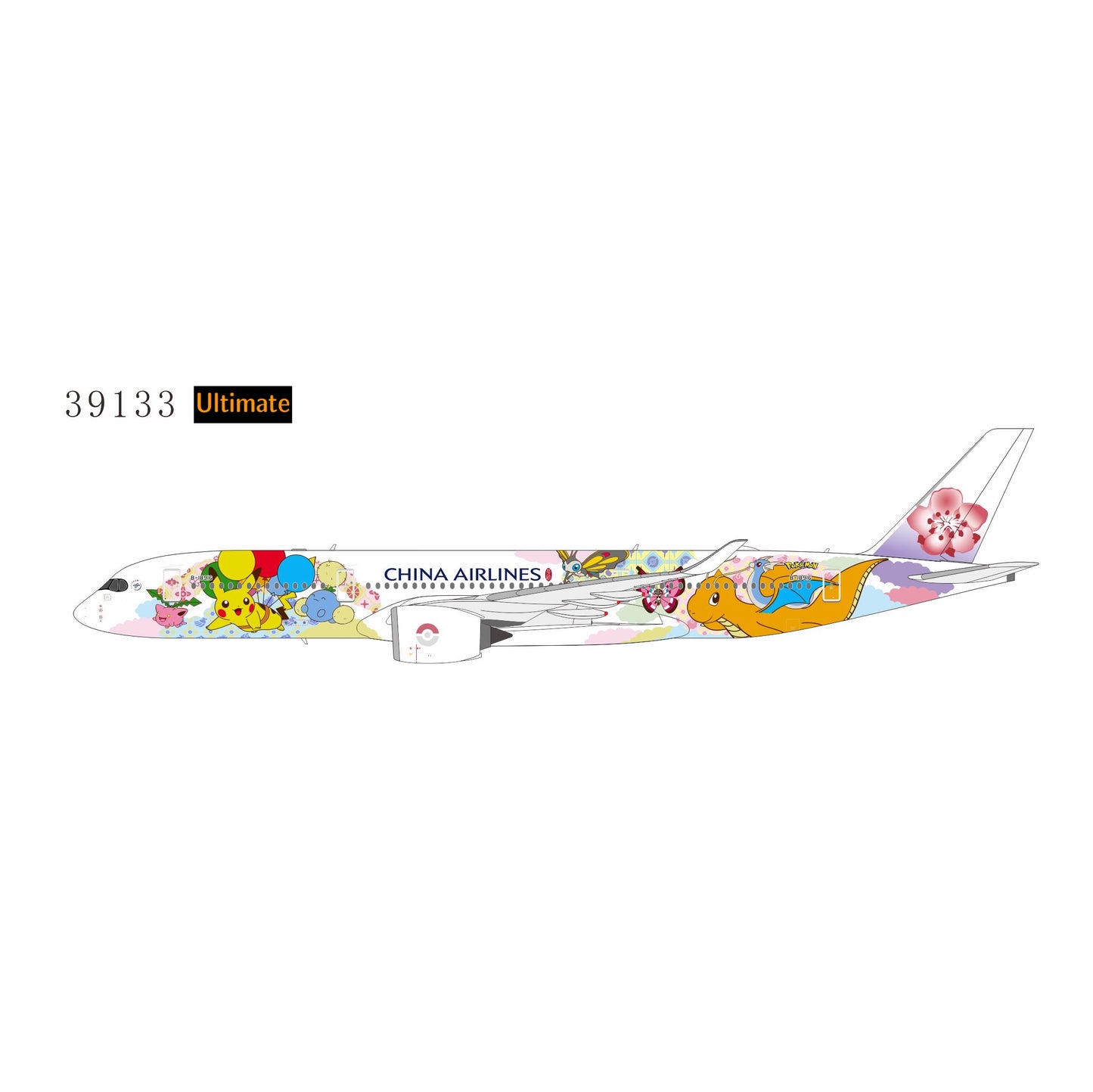 (Ultimate) Pre-Order China Airlines A350-900 "Pikachu Jet" B-18916 NG Models 1:400