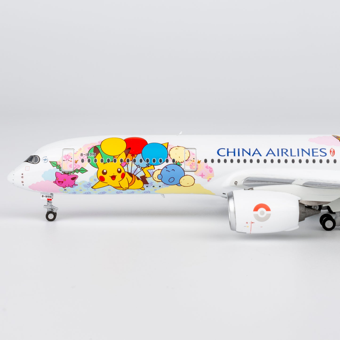 (Ultimate) China Airlines A350-900 "Pikachu Jet" B-18916 NG Models 1:400
