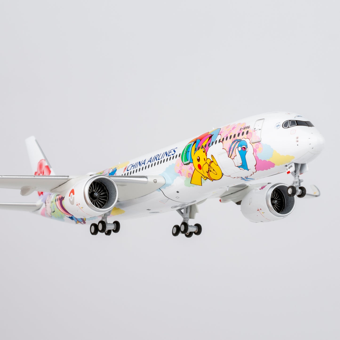 Pre-Order China Airlines A350-900 "Pikachu Jet" B-18916 NG Models 1:400
