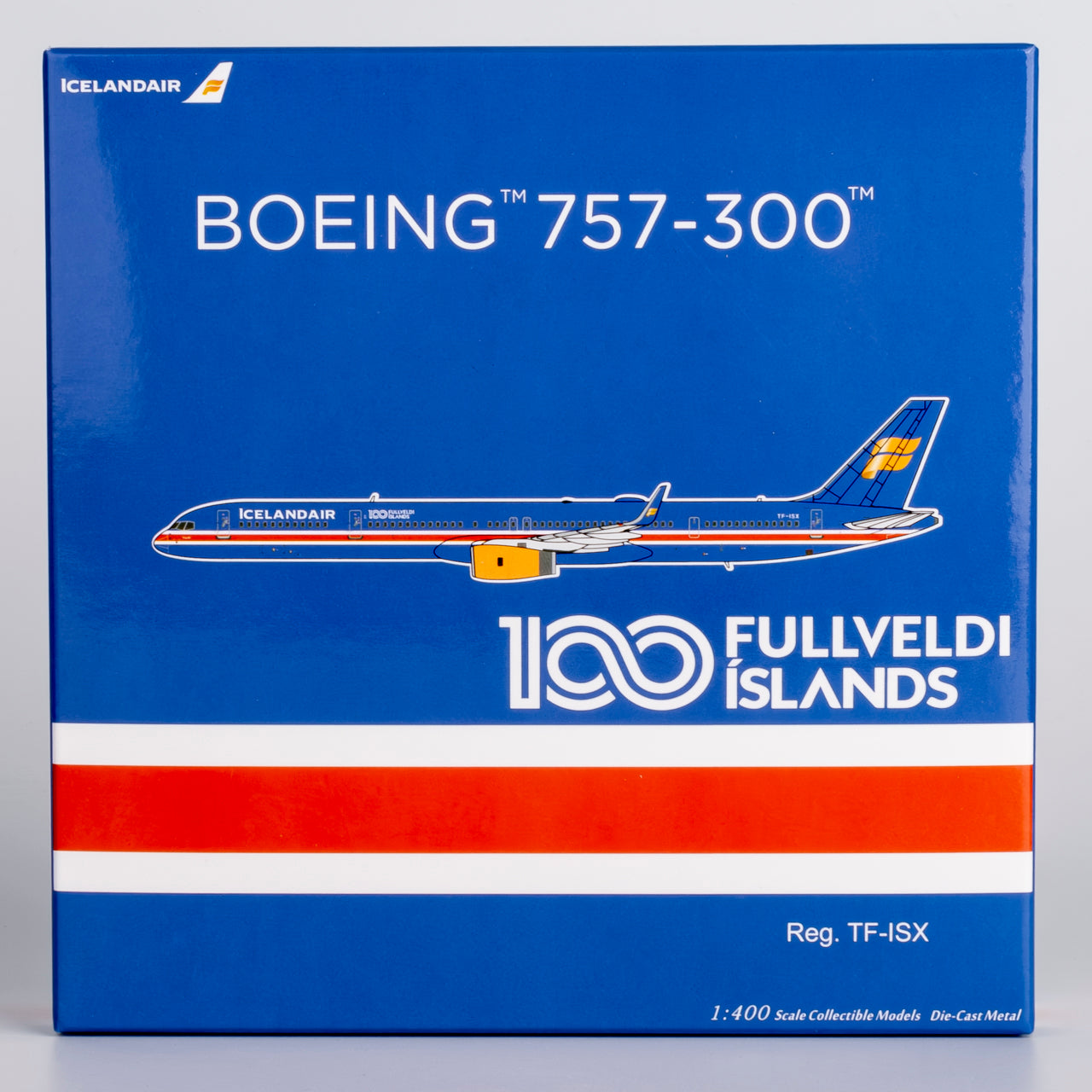 Icelandair 757-300 "100 Years Independence" TF-ISX NG Models 1:400