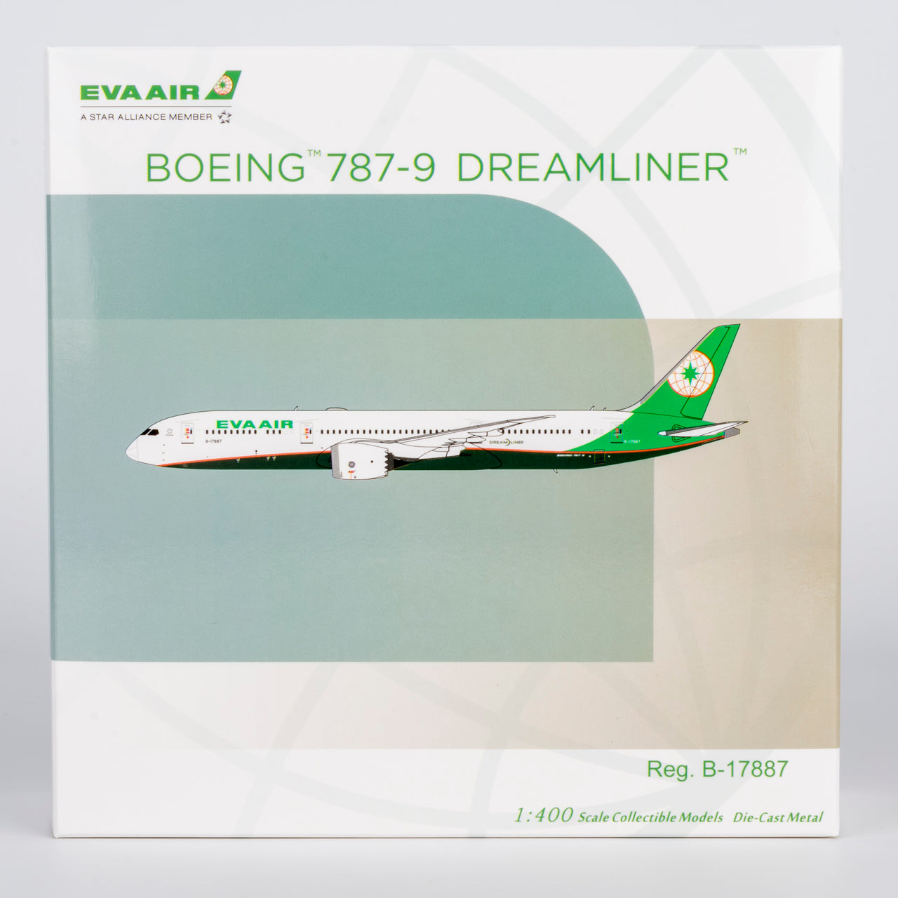 Eva Airways 787-9 Dreamliner B-17887 NG Models 1:400