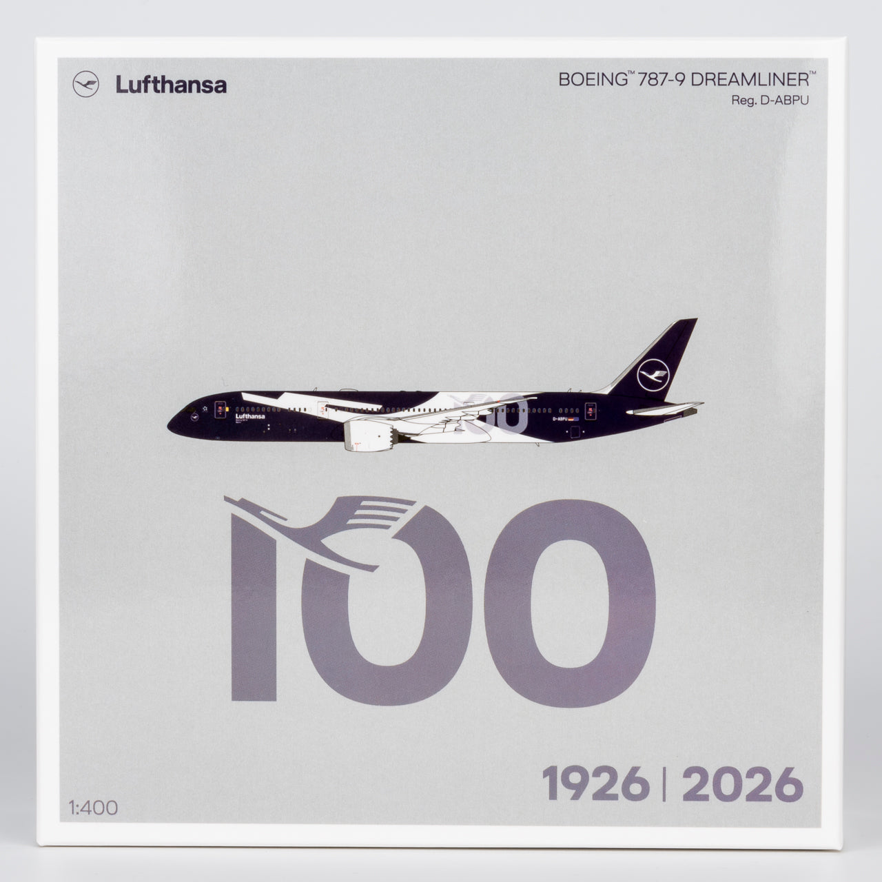 Lufthansa 787-9 Dreamliner "100th Anniv" D-ABPU NG Models 1:400