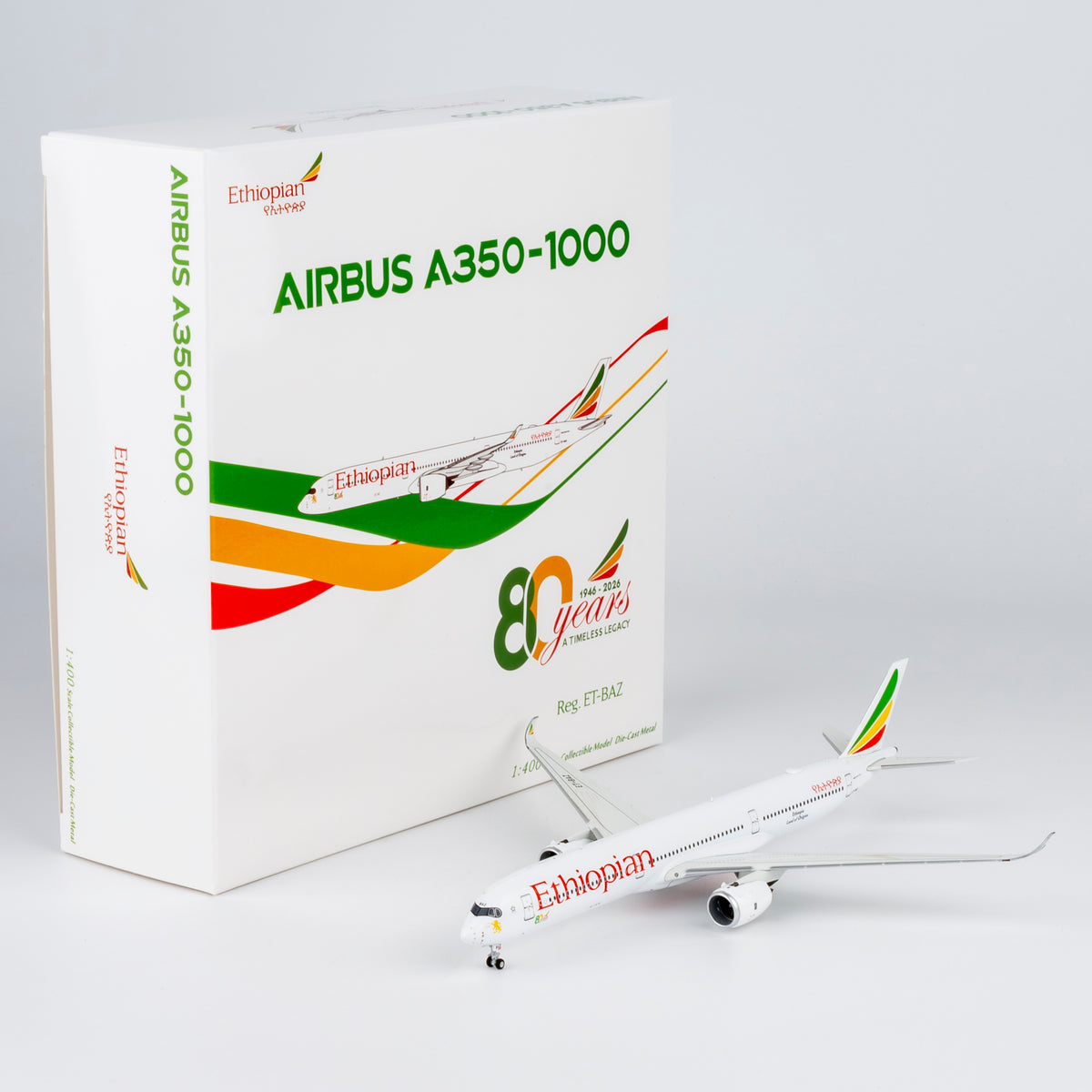 Ethiopian Airlines A350-1000 "80th Anniversary" ET-BAZ NG Models 1:400