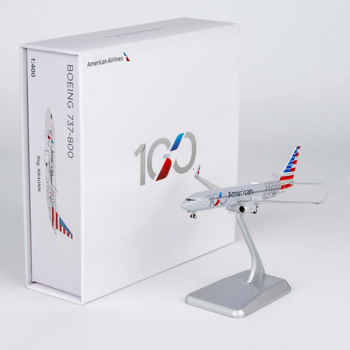 (ULTIMATE) American Airlines 737-800 "100th Anniversary" N840NN NG Models 1:400