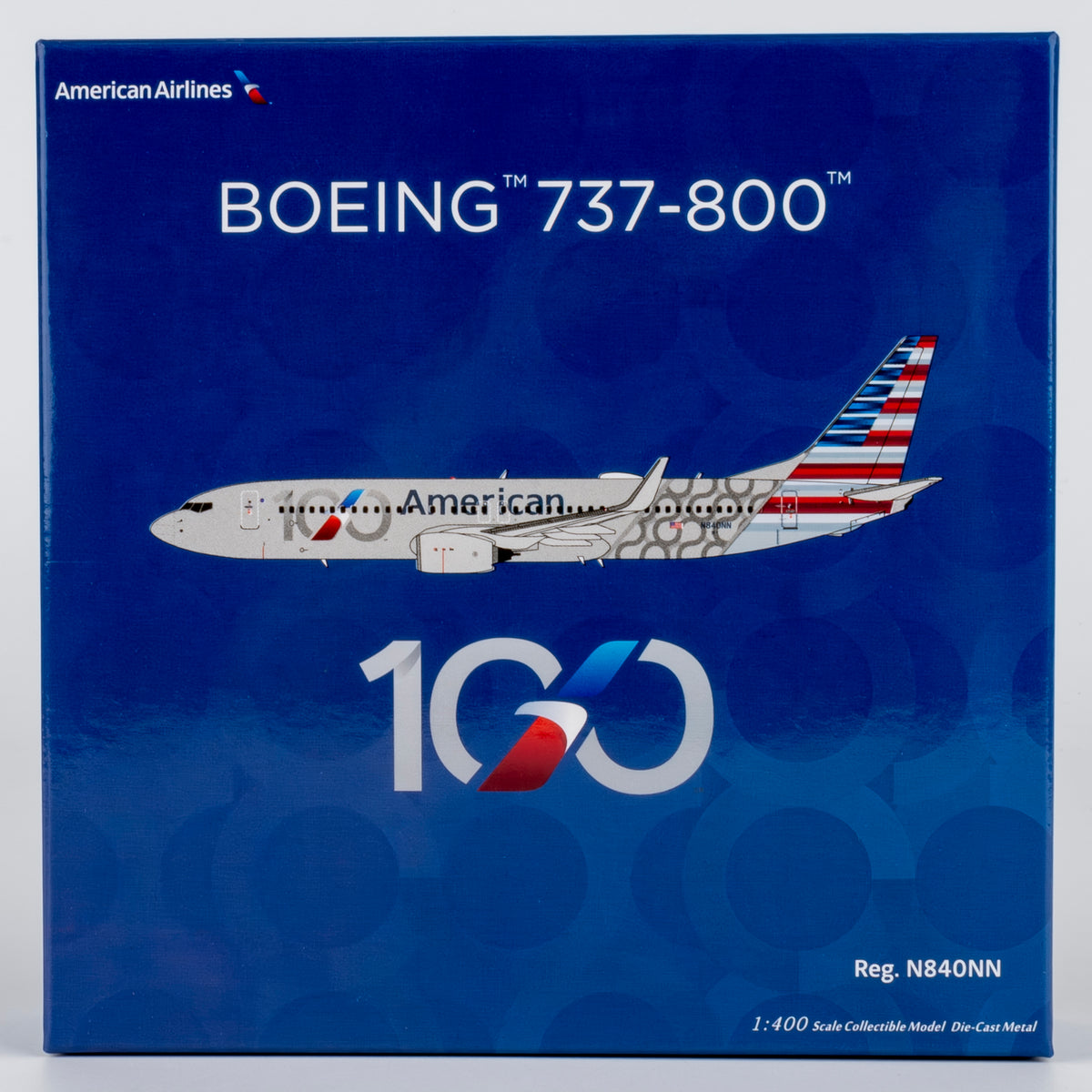 American Airlines 737-800 "100th Anniversary" N840NN NG Models 1:400