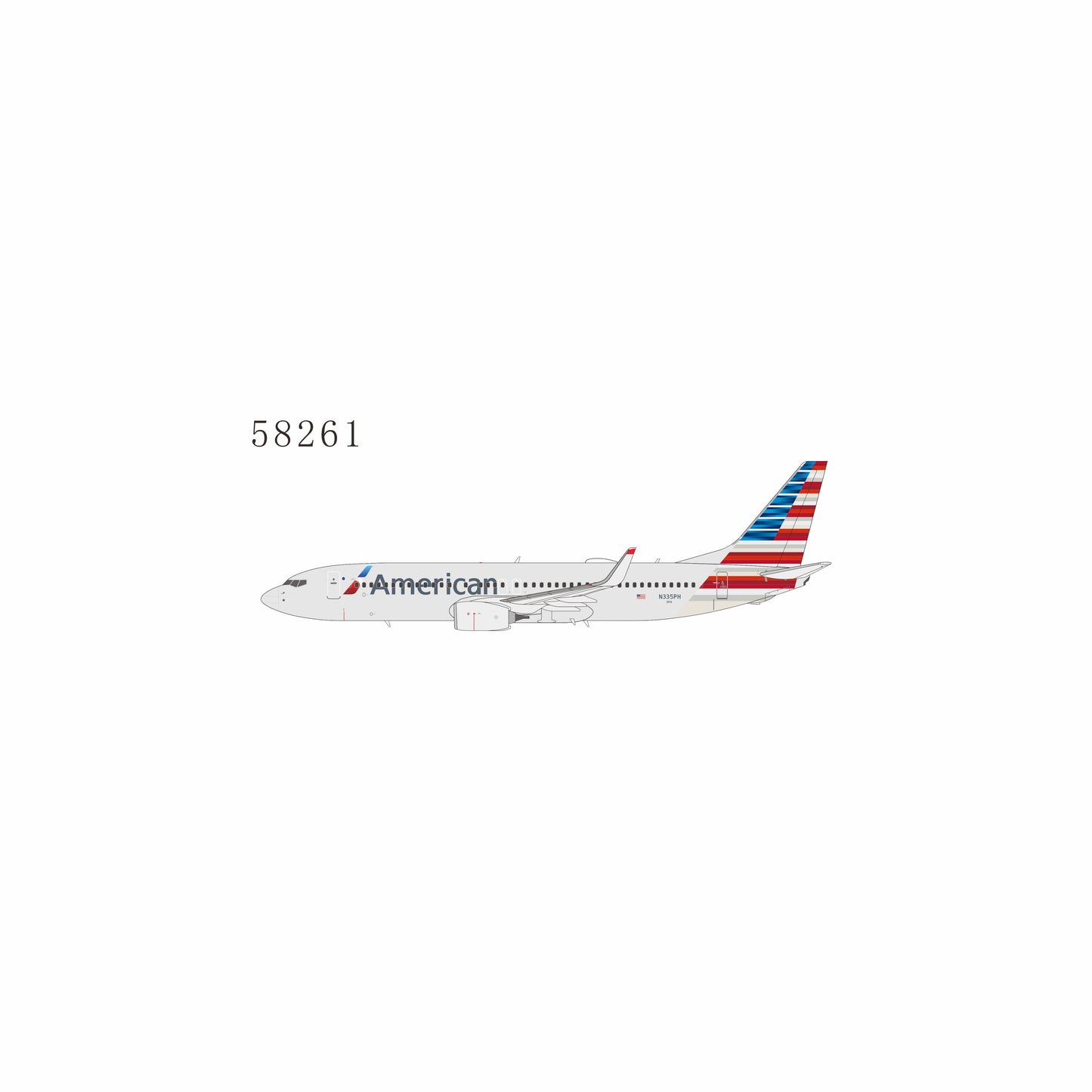 Pre-Order American Airlines 737-800 N335PH NG Models 1:400