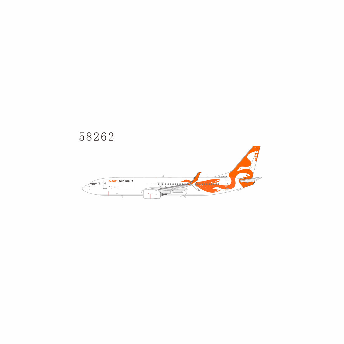 Pre-Order Air Inuit Cargo 737-800(C) C-FTUW NG Models 1:400