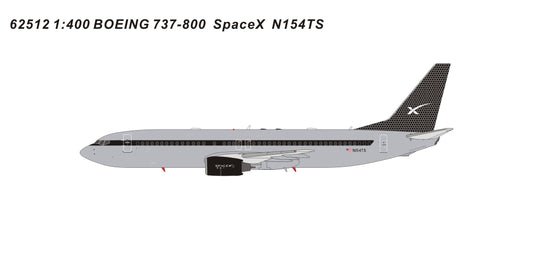 Pre-Order SpaceX 737-800 N154TS PandaModel 1:400
