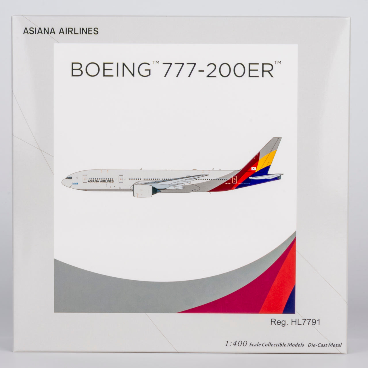 Pre-Order Asiana Airlines 777-200ER HL7791 NG Models 1:400