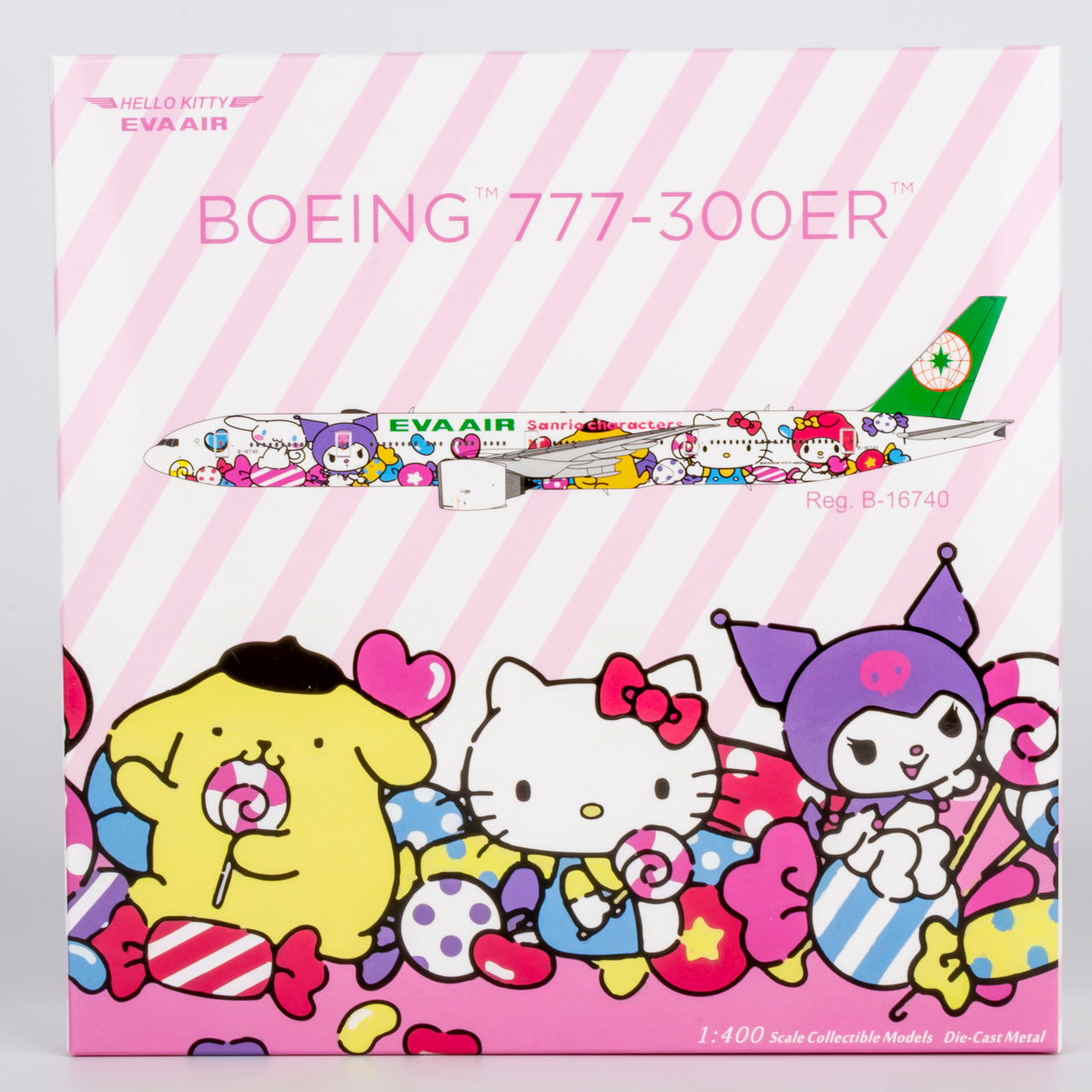 Eva Airways 777-300ER "Sanrio Characters" B-16740 NG Models 1:400