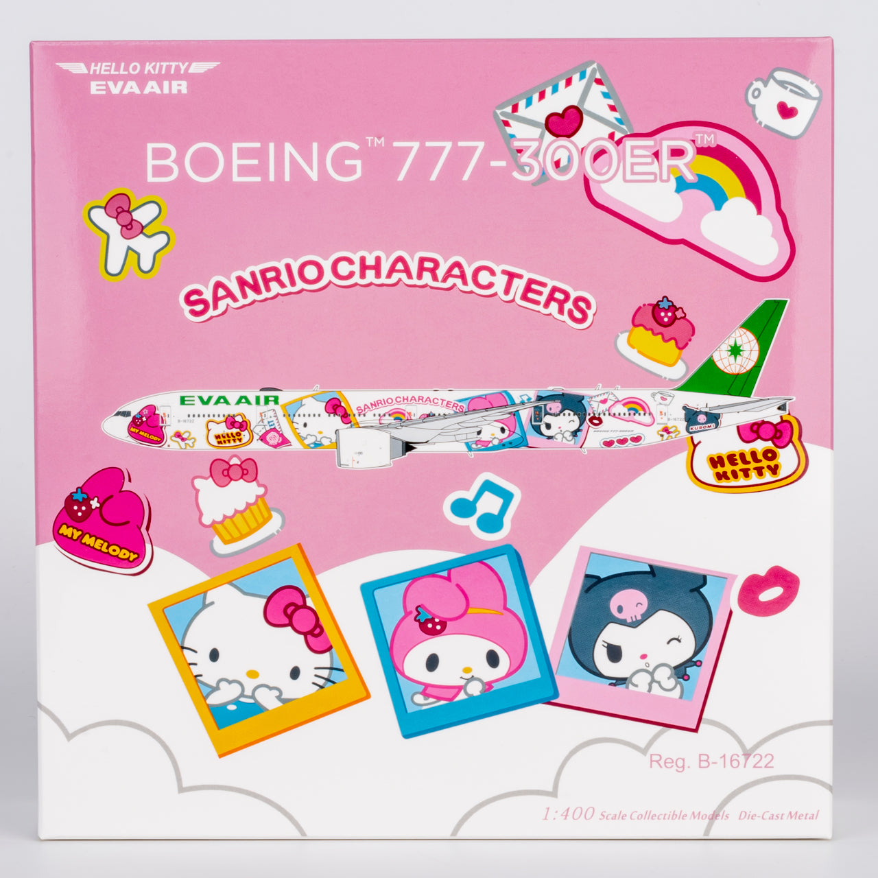 Eva Airways 777-300ER "Besties Jet" B-16722 NG Models 1:400
