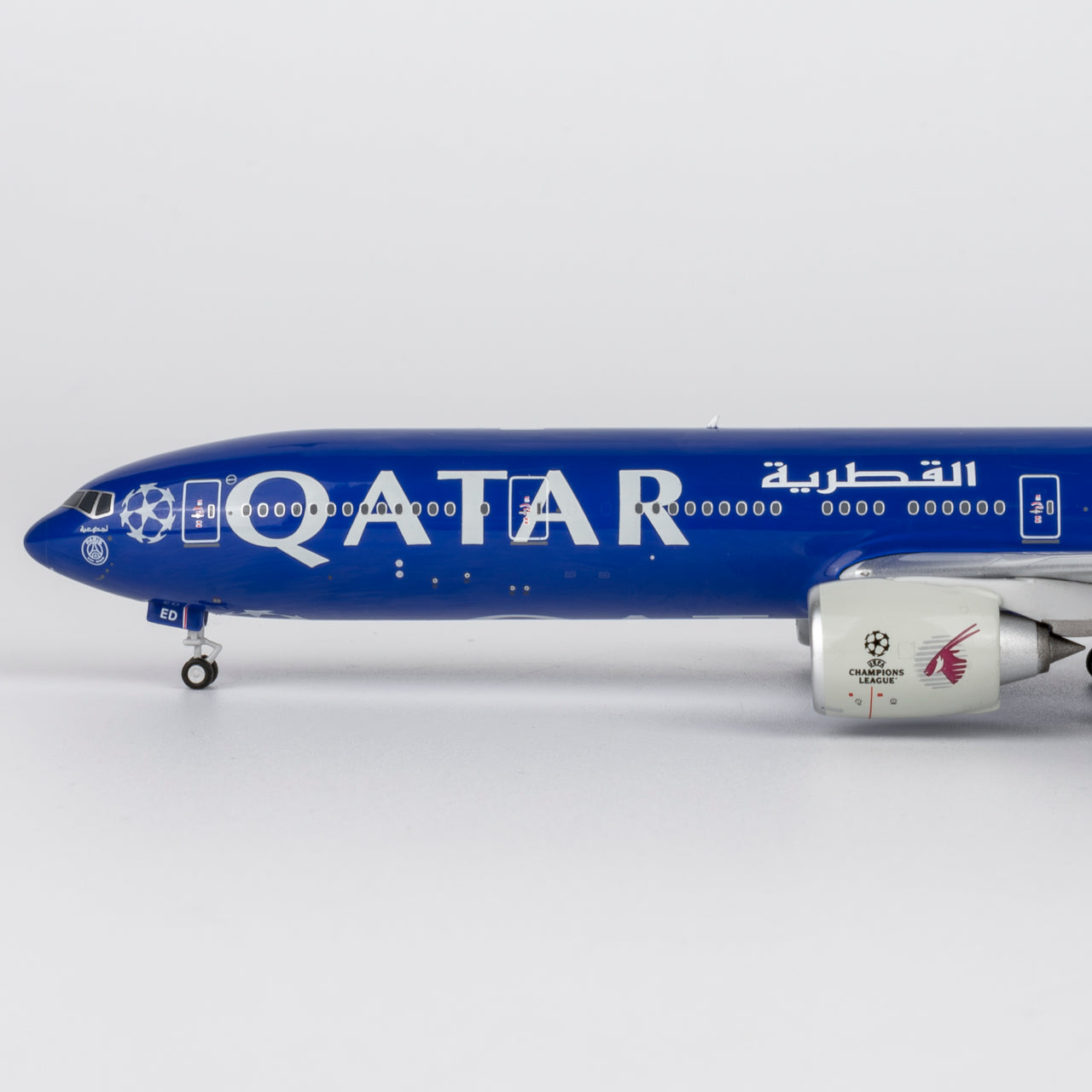 Qatar Airways "Champions League" 777-300ER A7-BED NG Models 1:400