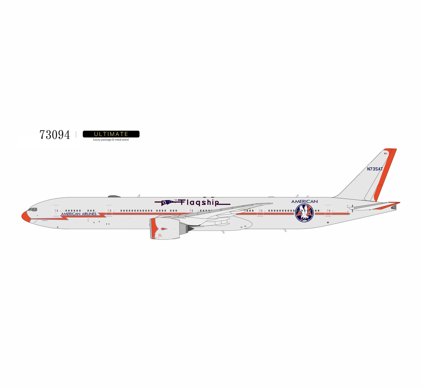 (Ultimate) Pre-Order American Airlines 777-300ER "Flagship DFW" N735AT NG Models 1:400