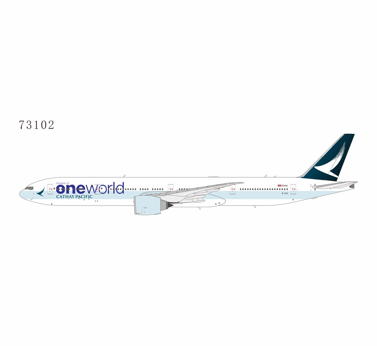 Pre-Order (ULTIMATE) Cathay Pacific 777-300ER "OneWorld" B-KQI NG Models 1:400