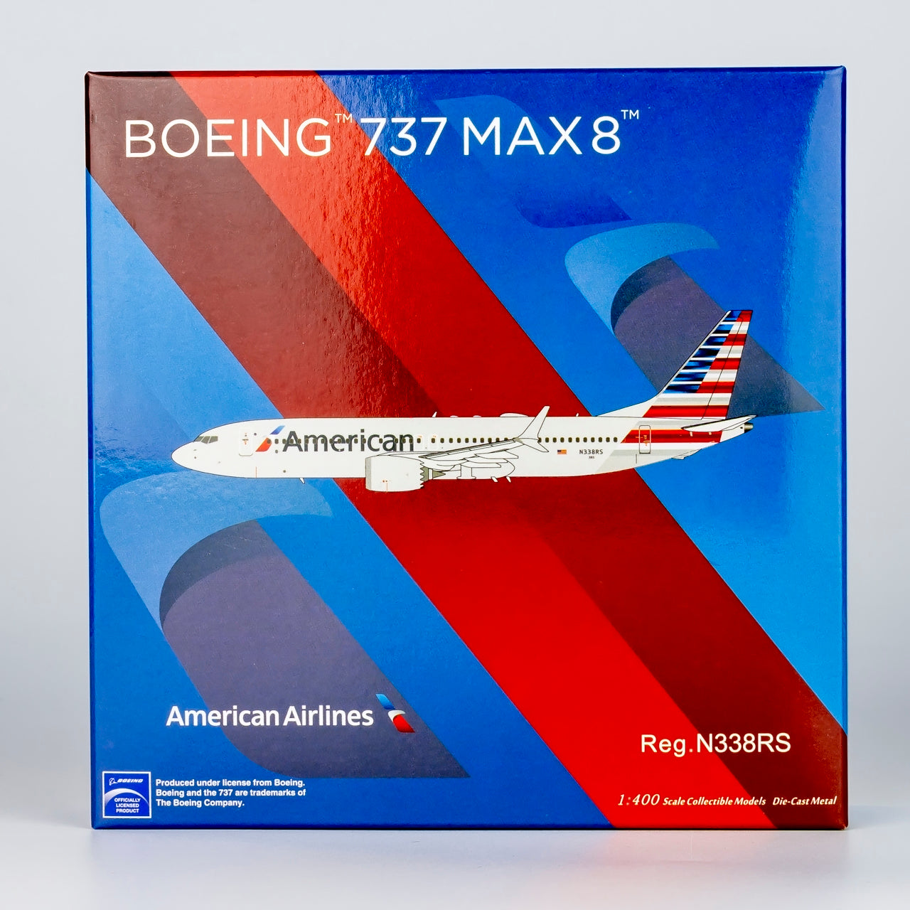 American Airlines 737 MAX 8 N338RS NG Models 1:400