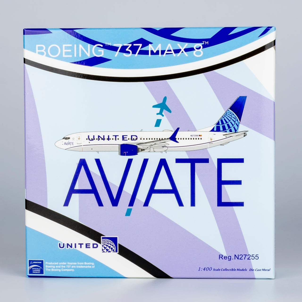United Airlines 737 MAX 8 N27255 Aviate NG Models 1:400