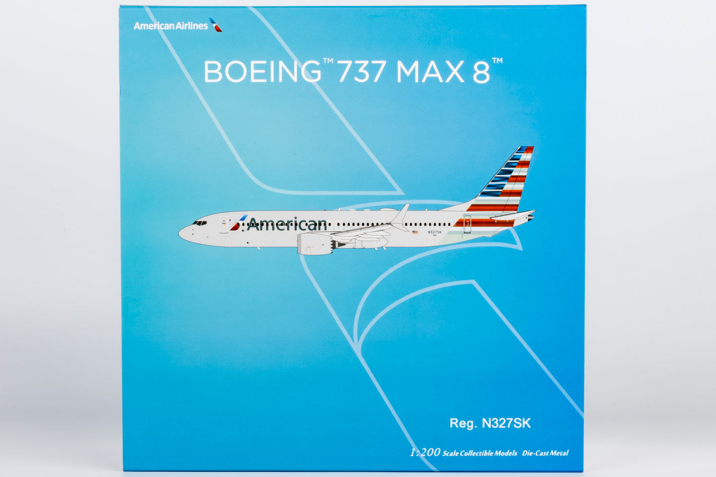 American Airlines 737 MAX 8 N327SK NG Models 1:200