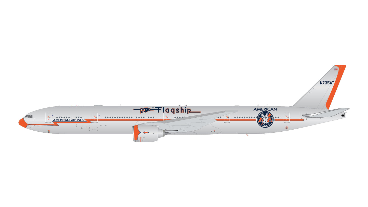 Pre-Order American Airlines "Flagship DFW" 777-300ER N735AT Gemini Jets 1:200