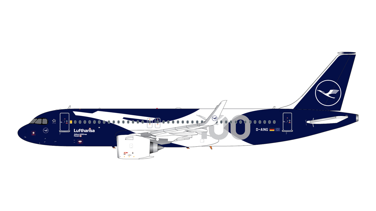Pre-Order Lufthansa A320neo "100 Years" D-AING Gemini Jets 1:200