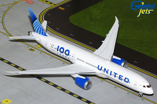 United Airlines 787-9 Dreamliner "100 Years" N61101 Gemini Jets 1:200