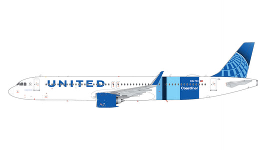 Pre-Order United Airlines A321neo "Coastliner" N94750 Gemini Jets 1:200