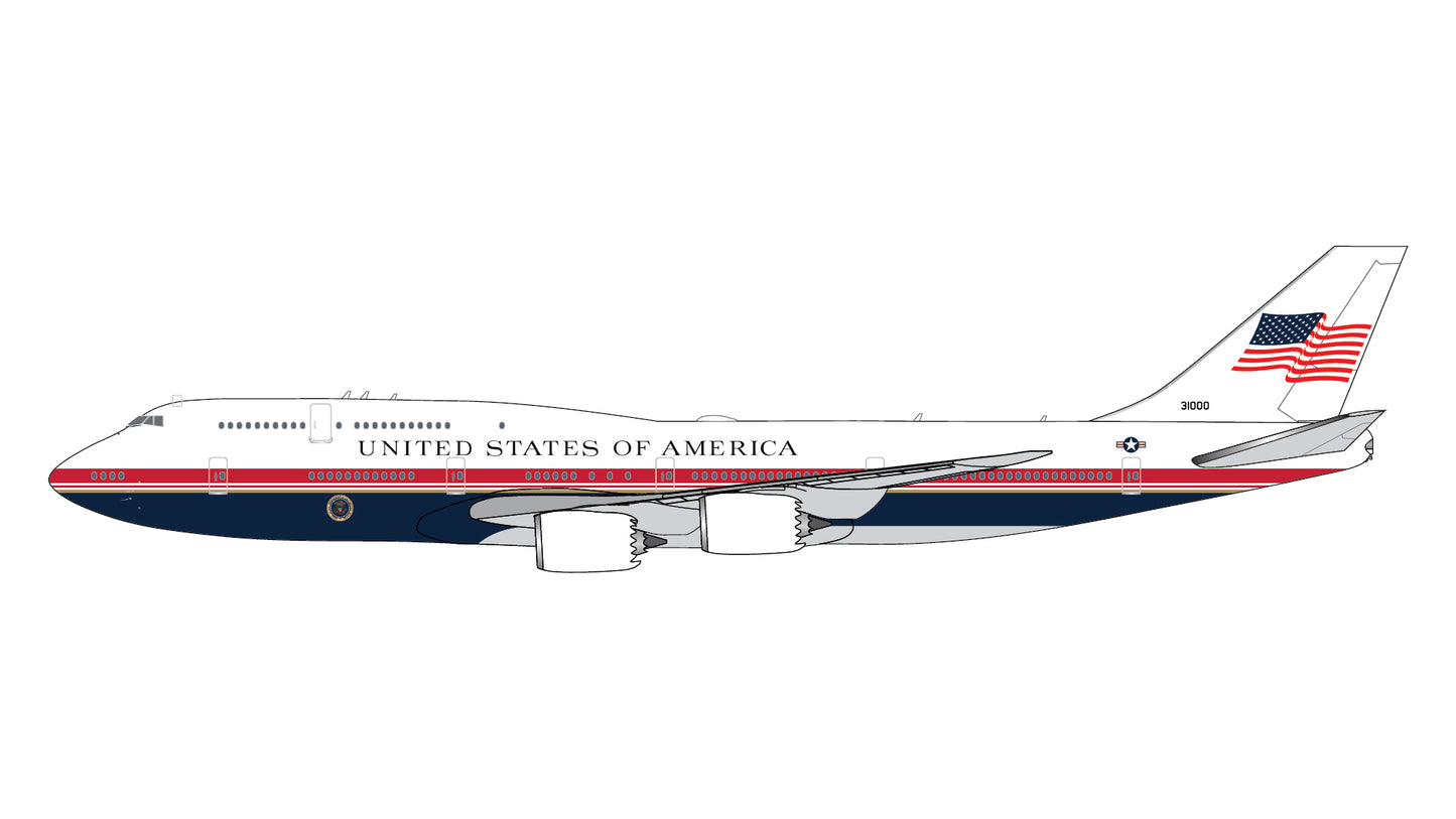 Pre-Order USAF VC-25B (747-8) 31000 Gemini Jets 1:400